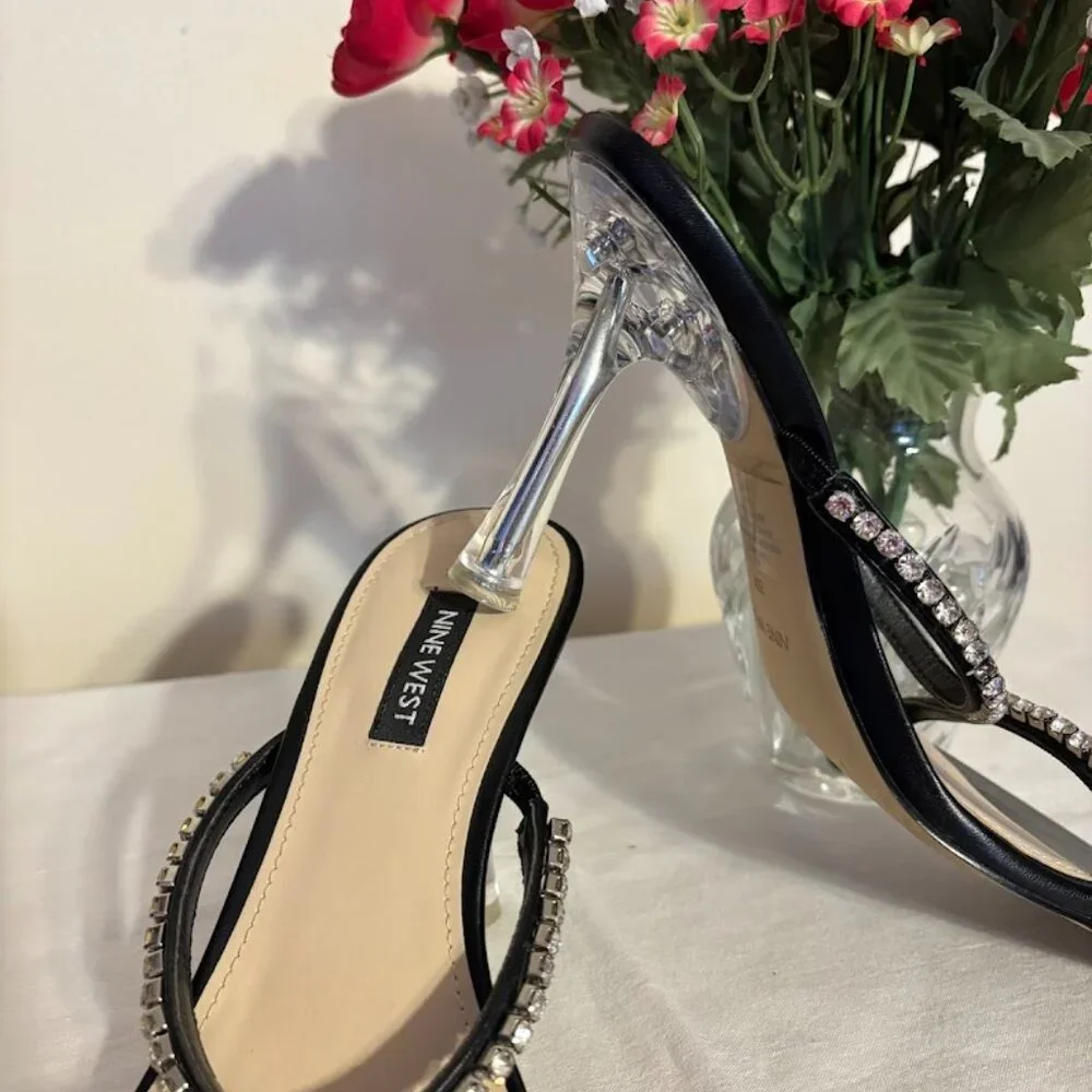 Nine West Black Shoes - size 8 - Picture 10 of 12